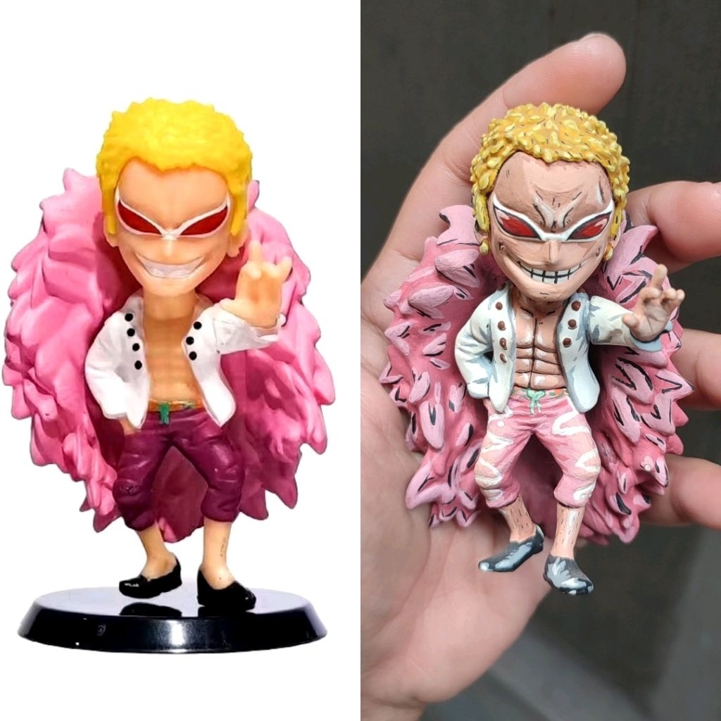 One Piece Donquixote Doflamingo WCF Bootleg Repaint 2D Comic Style