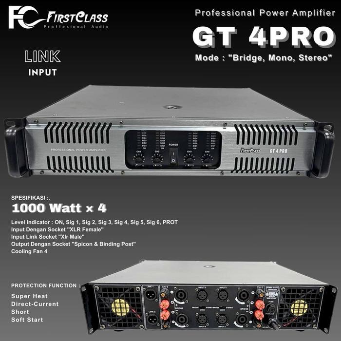 power firstclass gt4 pro original 4 channel firstclass gt 4pro