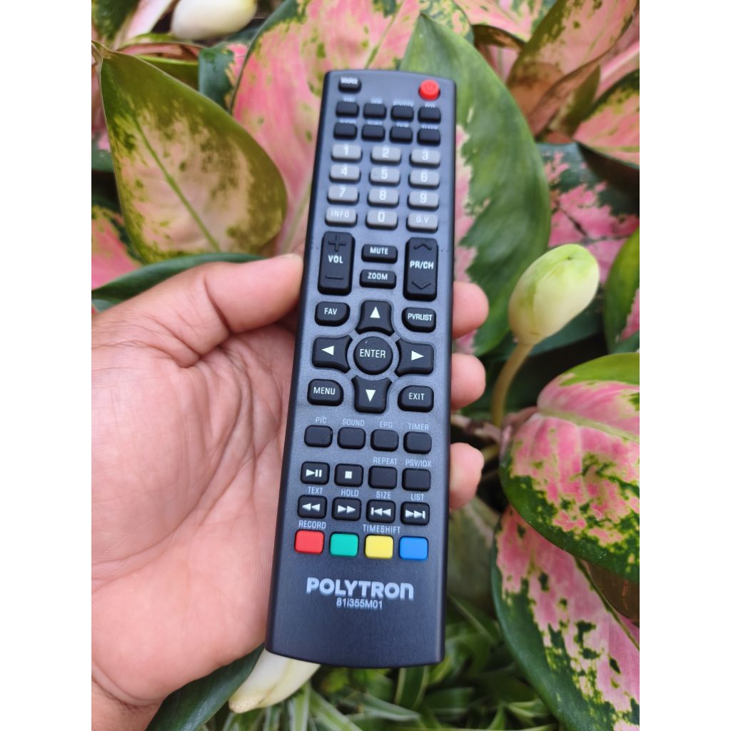 REMOTE LED TV POLYTRON SERI 81i355 ORIGINAL PABRIK