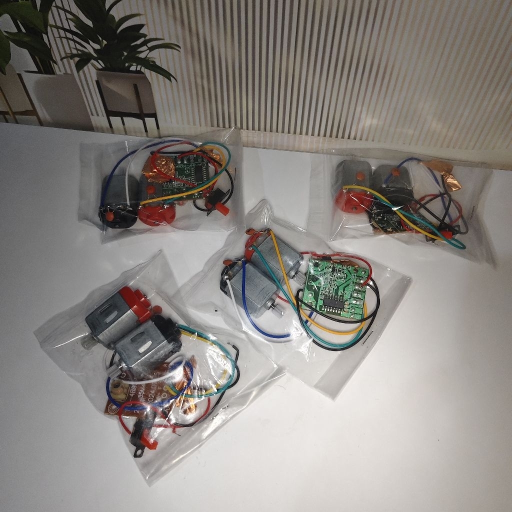 Modul PCB RC 27MHz + 2 Dinamo DC + Saklar ON/OFF Siap Pakai Sparepart Mobil RC