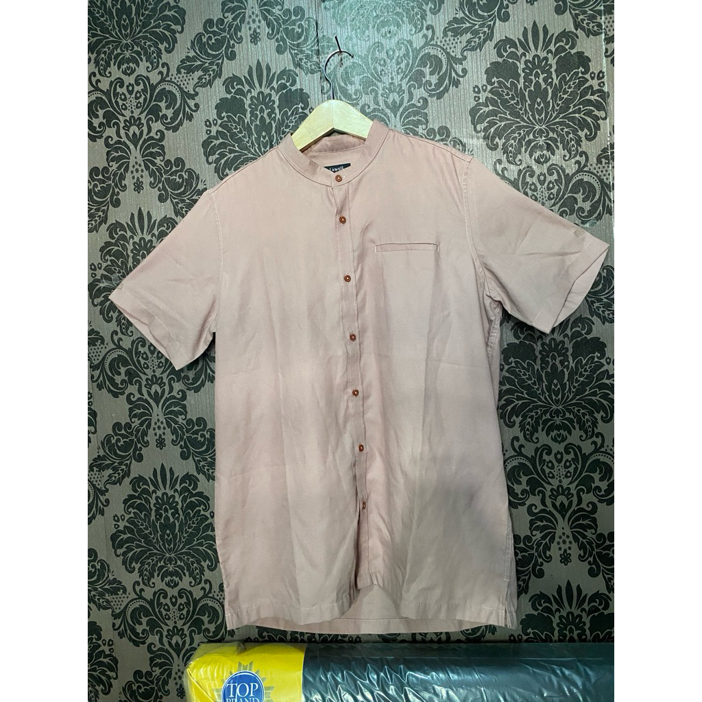 KEMEJA LAWELL COWO ATASAN PINK SALEM NEW