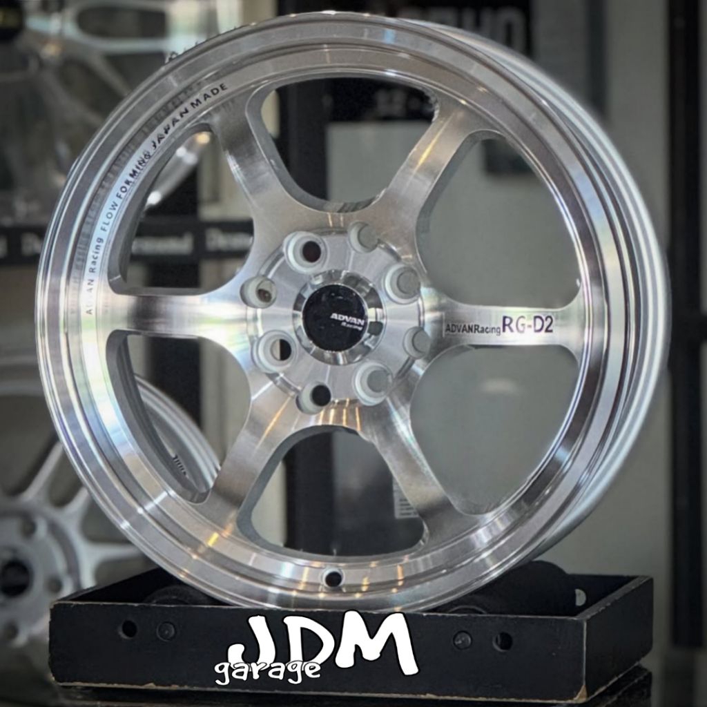 velg ADVAN RG D2 ring 15 lebar 6,5 et 40 racing r15 velg mobil Avanza Xenia Livina Wuling binguo kij