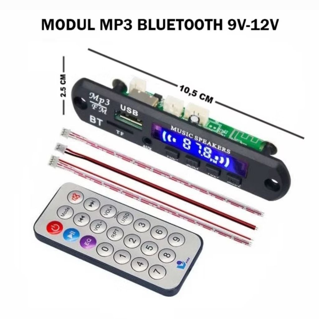 KIT MP3 BLUTUT MODUL MP3 BLUETOOTH