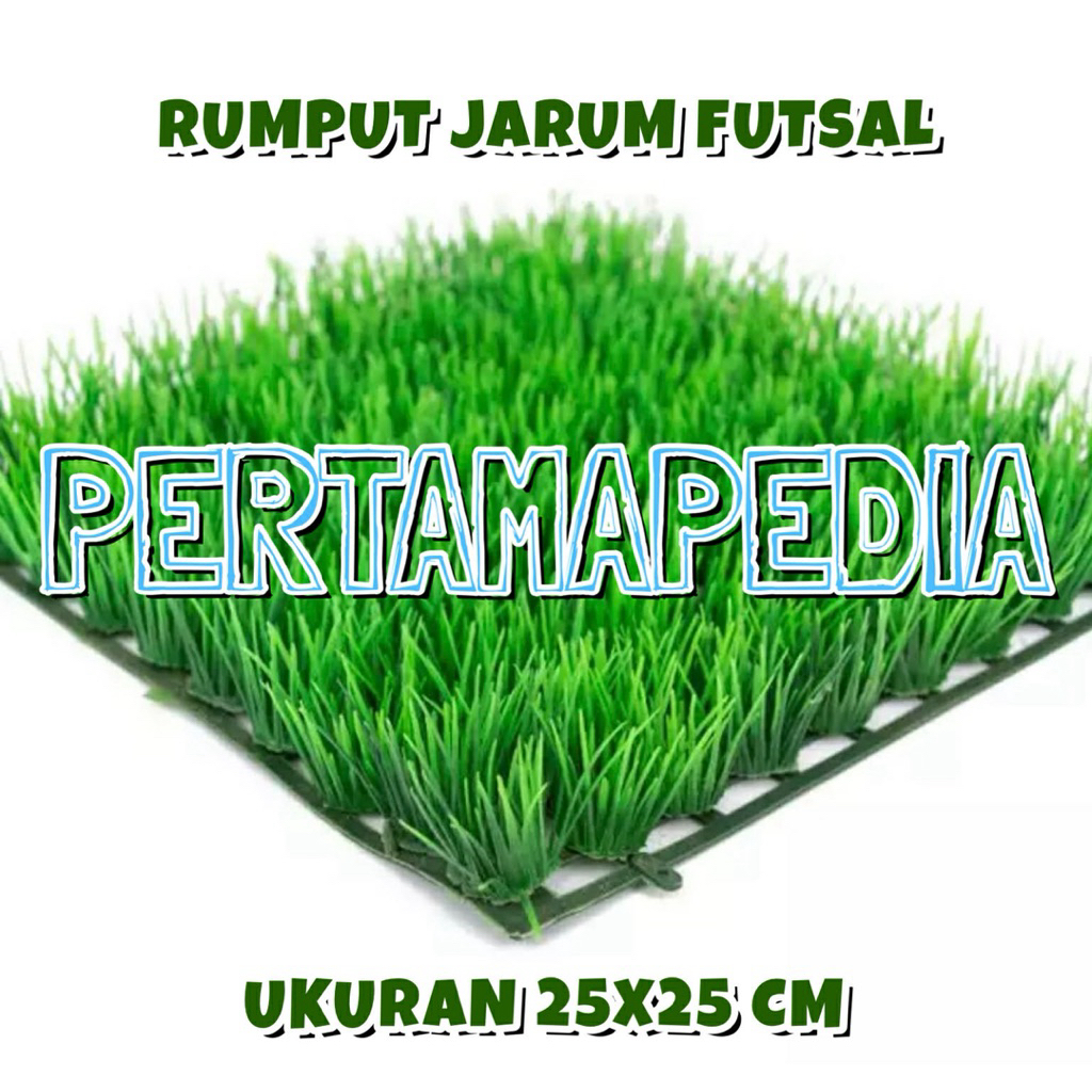 RUMPUT PLASTIK JARUM FUTSAL UKURAN 25X25 CM Rumput Plastik Rumput Artificial Rumput Hiasan Plastik R
