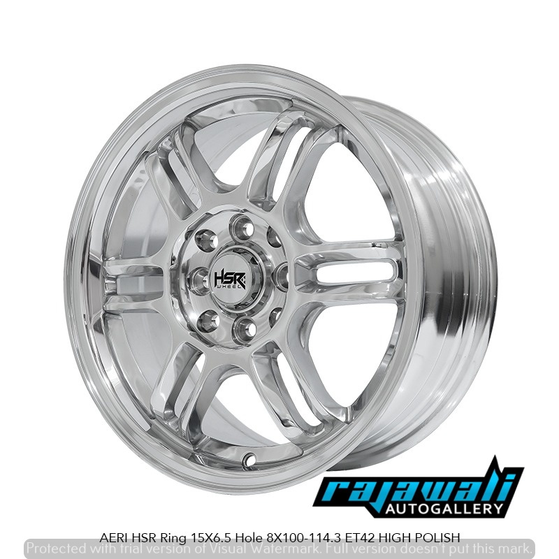 VELG HSR WHEEL-VELG MOBIL BRIO AGYA MOBILIO AVANZA IGNIS HSR AERI RING 15