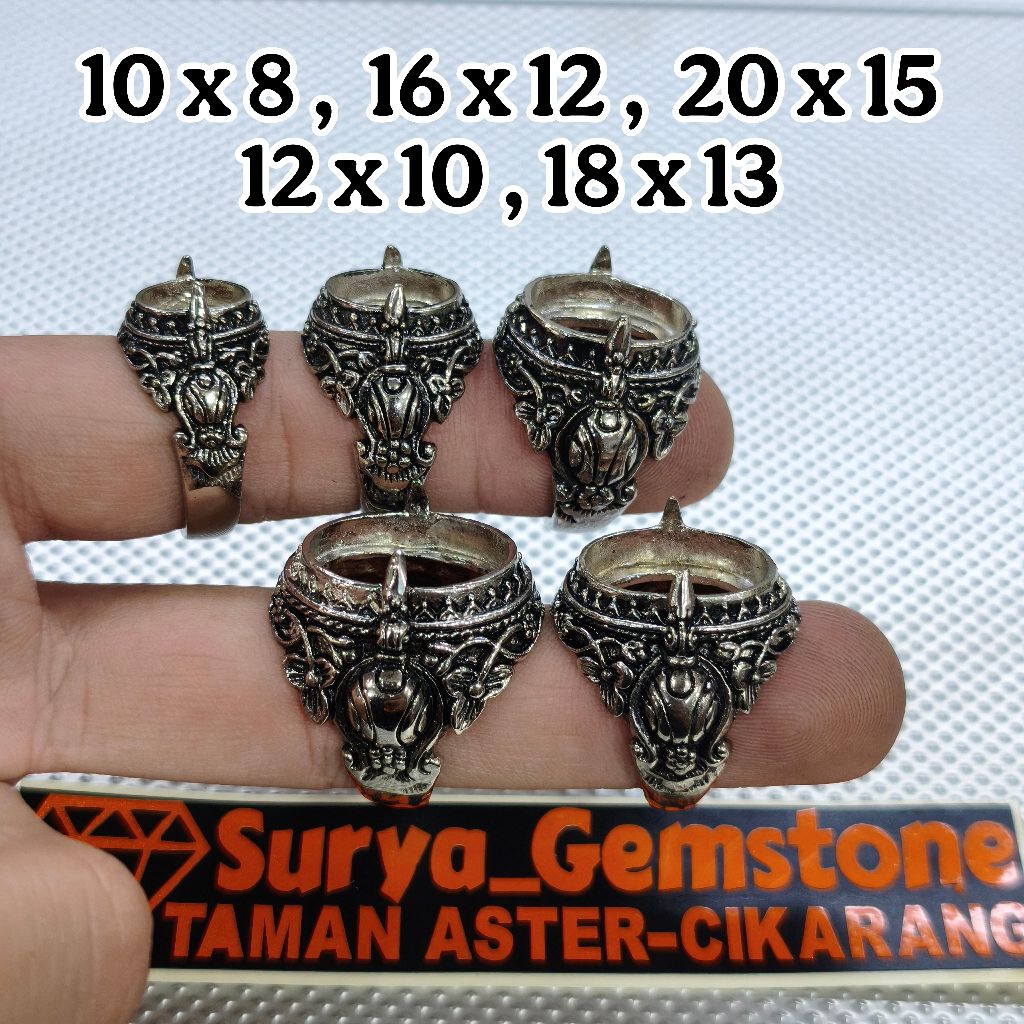 Cincin Alpaka Ukir Khas Bali