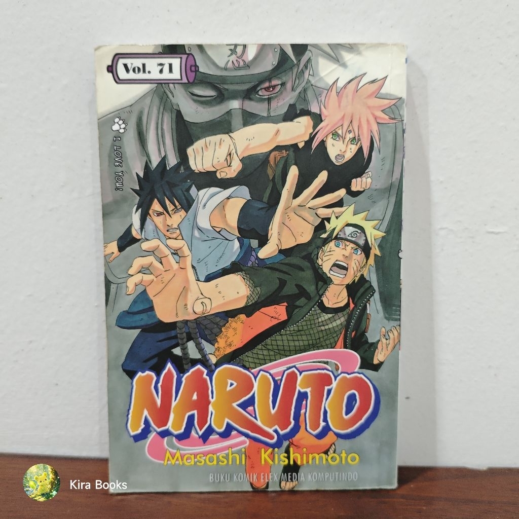 Komik Naruto Original Vol 71 (preloved ada lipatan di cover)