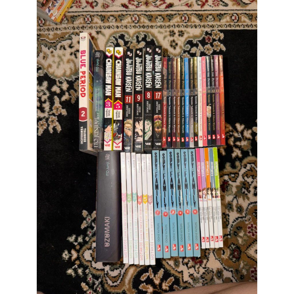 CEK DESKRIPSI DM SEBELUM ORDER Komik Manga Preloved Jujutsu Kaisen English Chainsaw Man Blue Period 