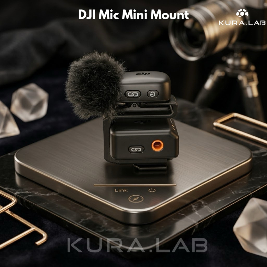 DJI Mic Mini Mount KURA.LAB | Holder DJI Mic Mini | Mount Wireless Microphone