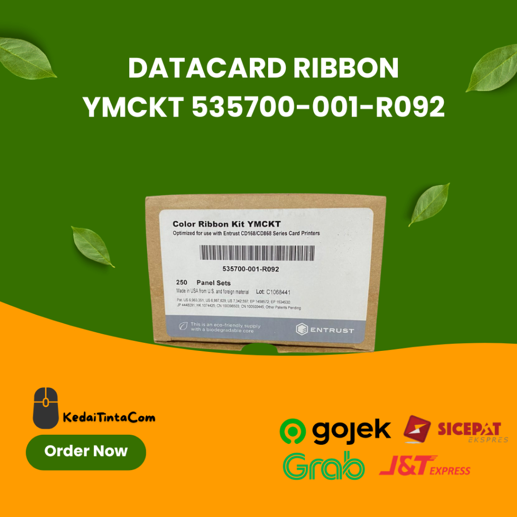 Ribbon Color YMCKT Datacard 535700-001-R092 / Datacard / R092