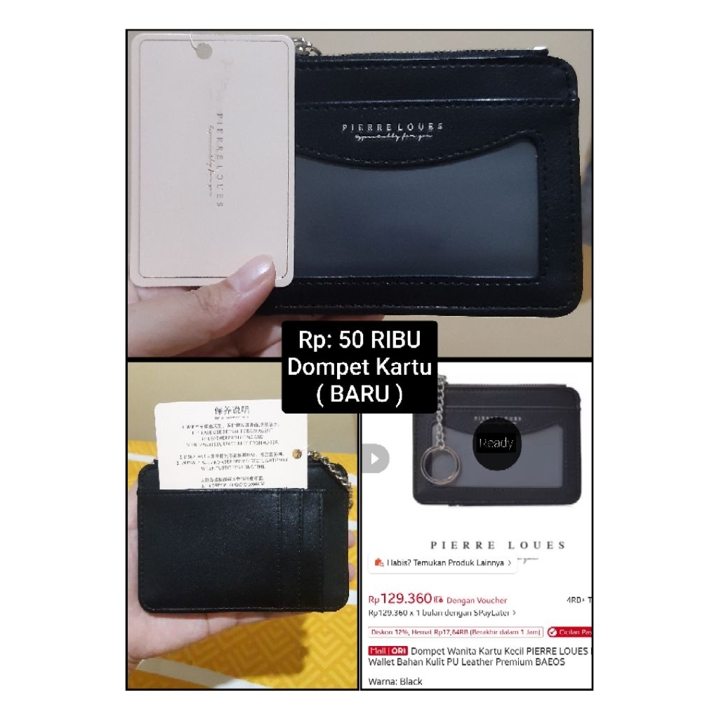 DOMPET KARTU PIERRE LOUES ( BARU )