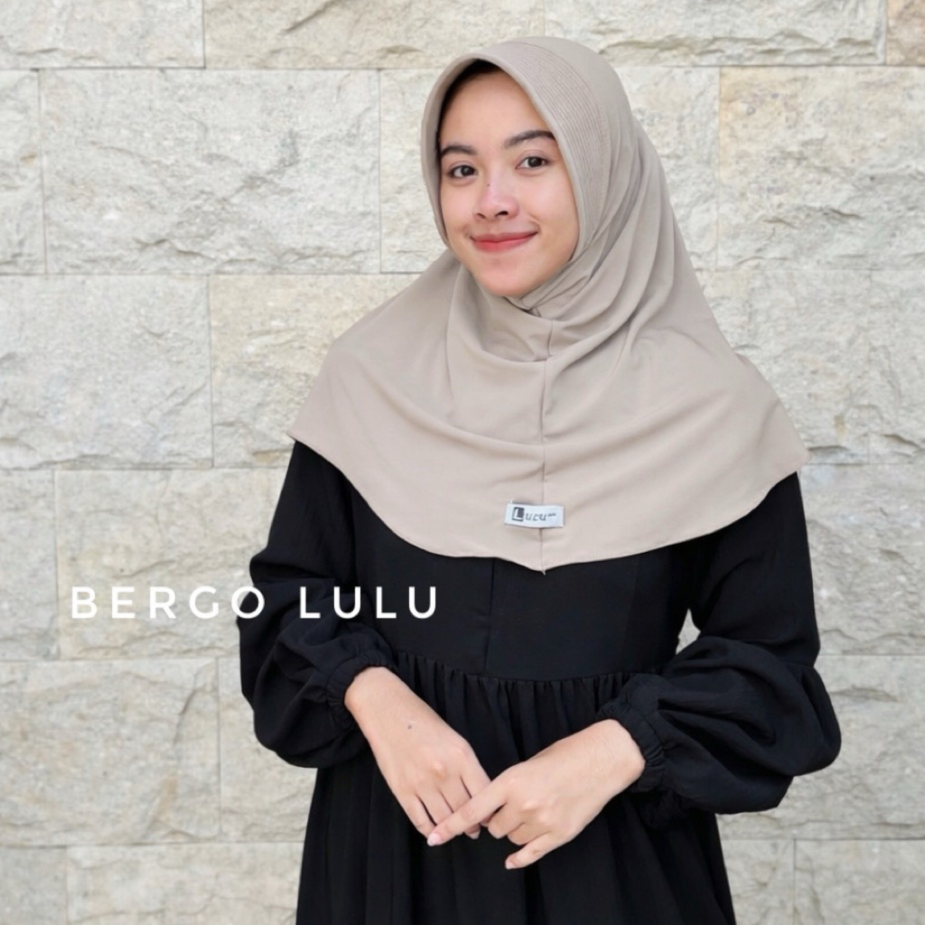 Bergo Sport Lulu Hijab Olahraga Hijab daily Hijab jersey Hijab Kecil Hijab Jersey Ori