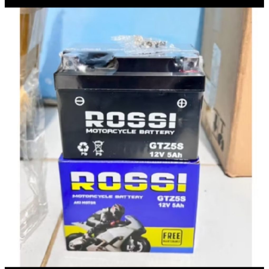 Aki Motor Rossi GTZ5S 12V 5Ah