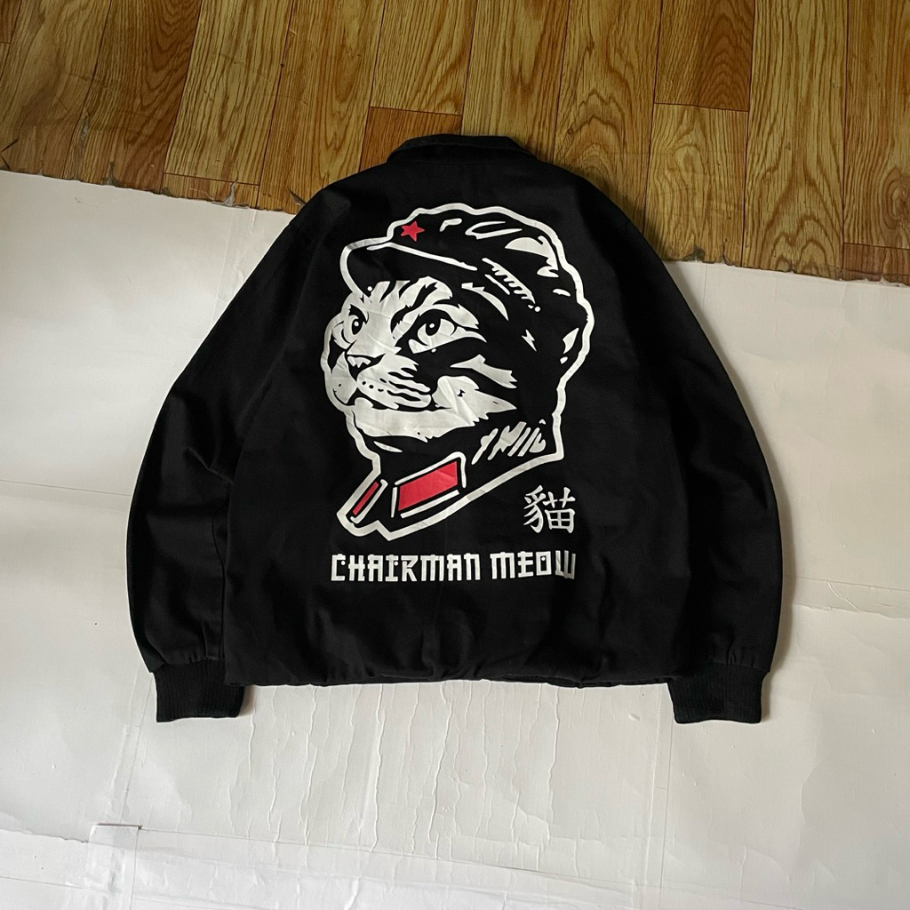 London Vintage by rokit “Chairman meow” work jacket