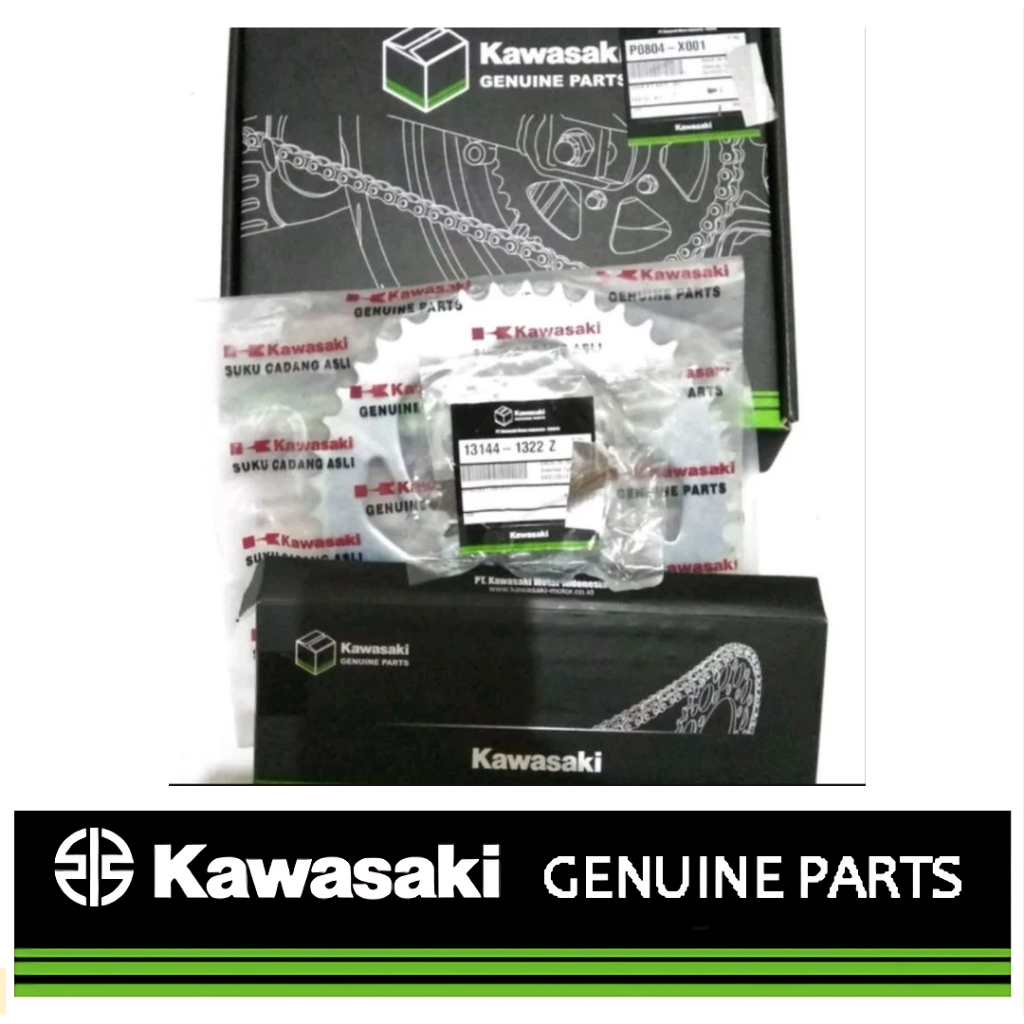 P1005 0001 KMI Gear Gir Set Kawasaki Kaze R Original Kawasaki