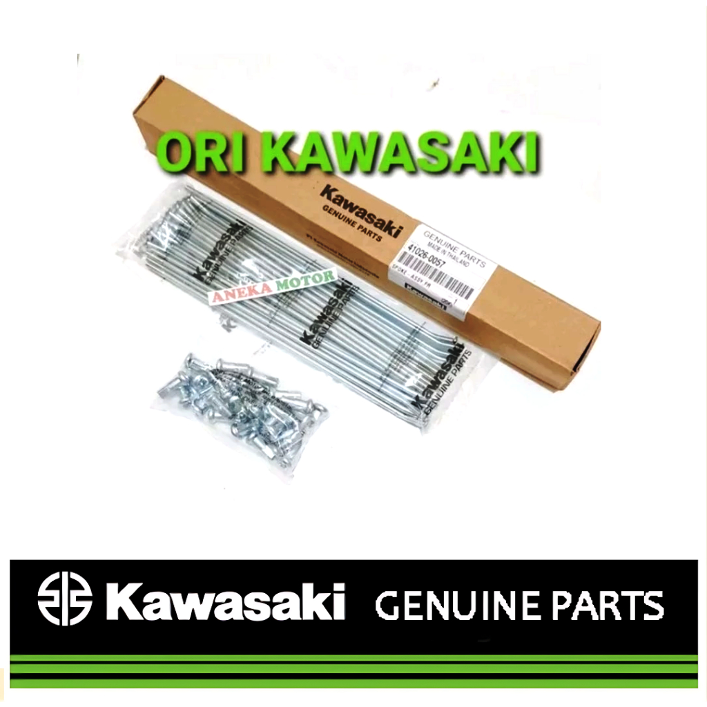 41026 0057 KMI Ruji Spag Jari Roda Depan Kawasaki KLX 150 S hole 28 Velg 19 inch Original Kawasaki