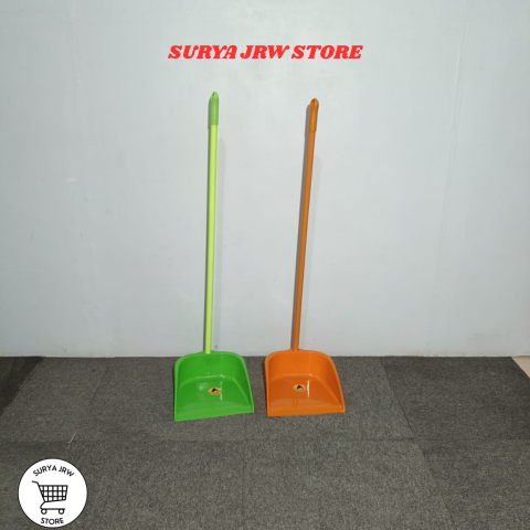 Sekop Sampah KAZUKA Warna / Sekop Sampah Tangkai Plastik