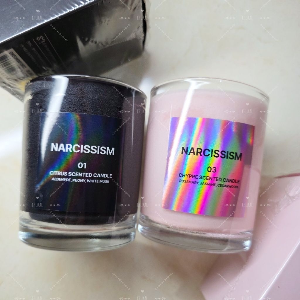 MD Narcissism Candle. LILIN NARCISSISM JAEMIN