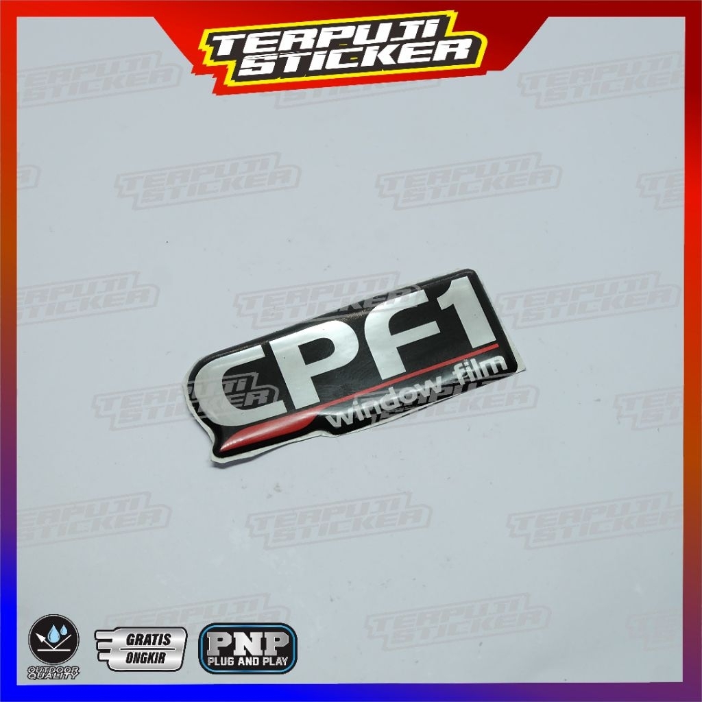 emblem timbul  kaca film CPF1/EMBLEM KACA FILM CPF1