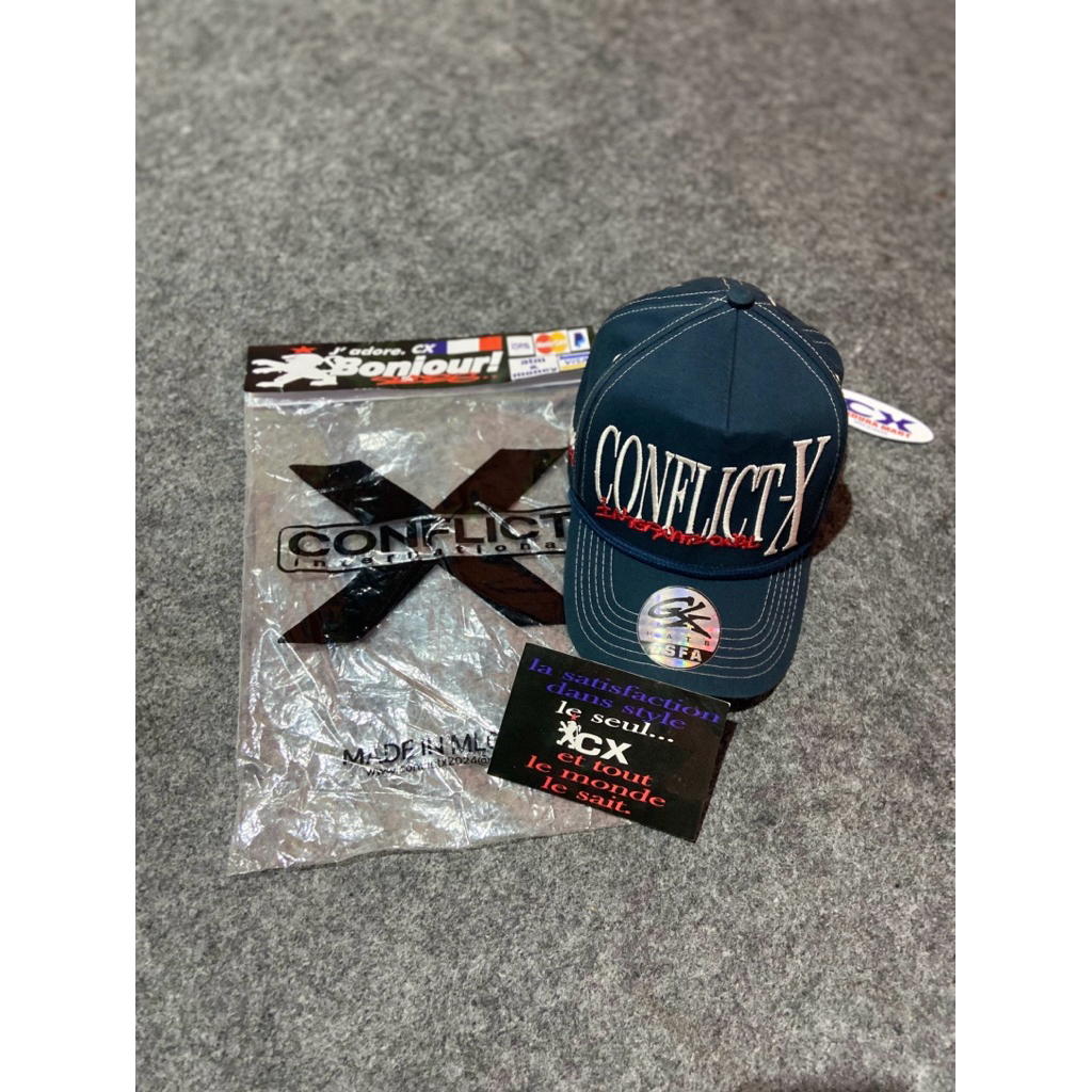 Ropehat Conflict-X Bonjour II Navy - Desain Unik dan Nyaman Dipakai