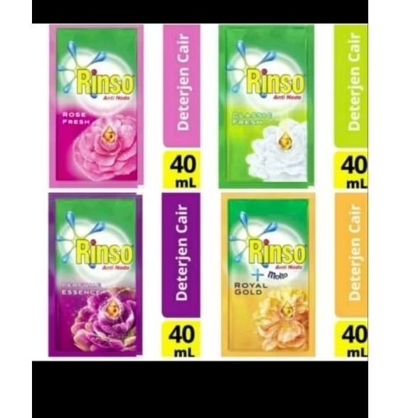 RINSO CAIR 40ML 1000 , 1DUS ISI 112 SACHET
