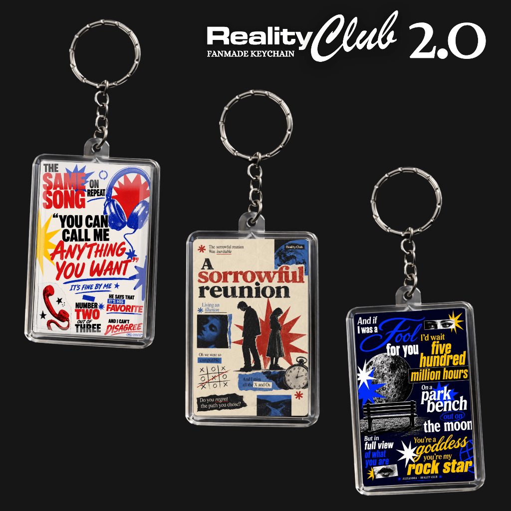REALITY CLUB KEYCHAIN FANMADE/KEYCHAIN AKRILIK 2.0/NEW DESIGN