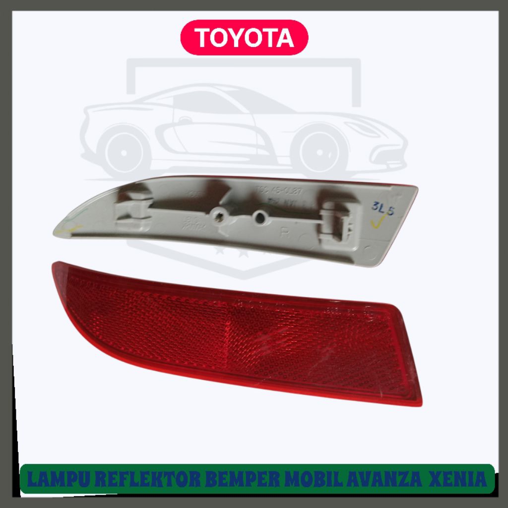 Reflektor lampu bemper avanza xenia  2013-2017