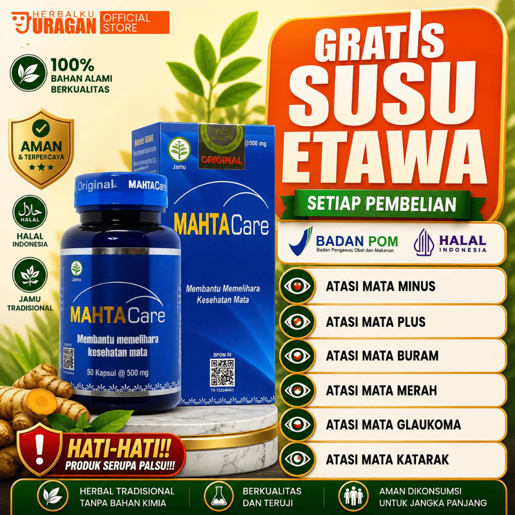 Mahtacare Matacare Kapsul Original dan Bpom Obat Mata