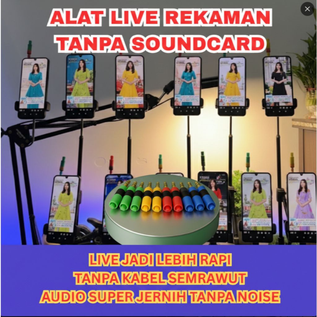 Jack live streaming - alat streaming tanpa kabel, tanpa noice dan tanpa soundcard.