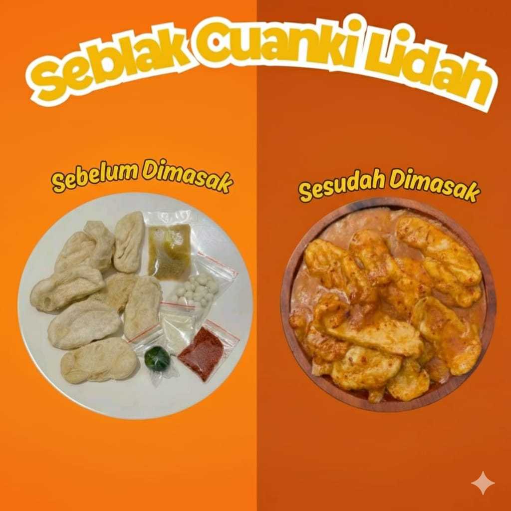 Toping Baso Aci Cuanki Lidah Lengkap Bumbu