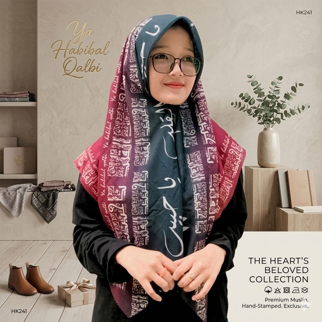 HIJAB PEGON ARAB ALA SANTRI || HIJAB VIRAL MOTIF ARAB HIJAB TERBARU VOAL SEGI EMPAT