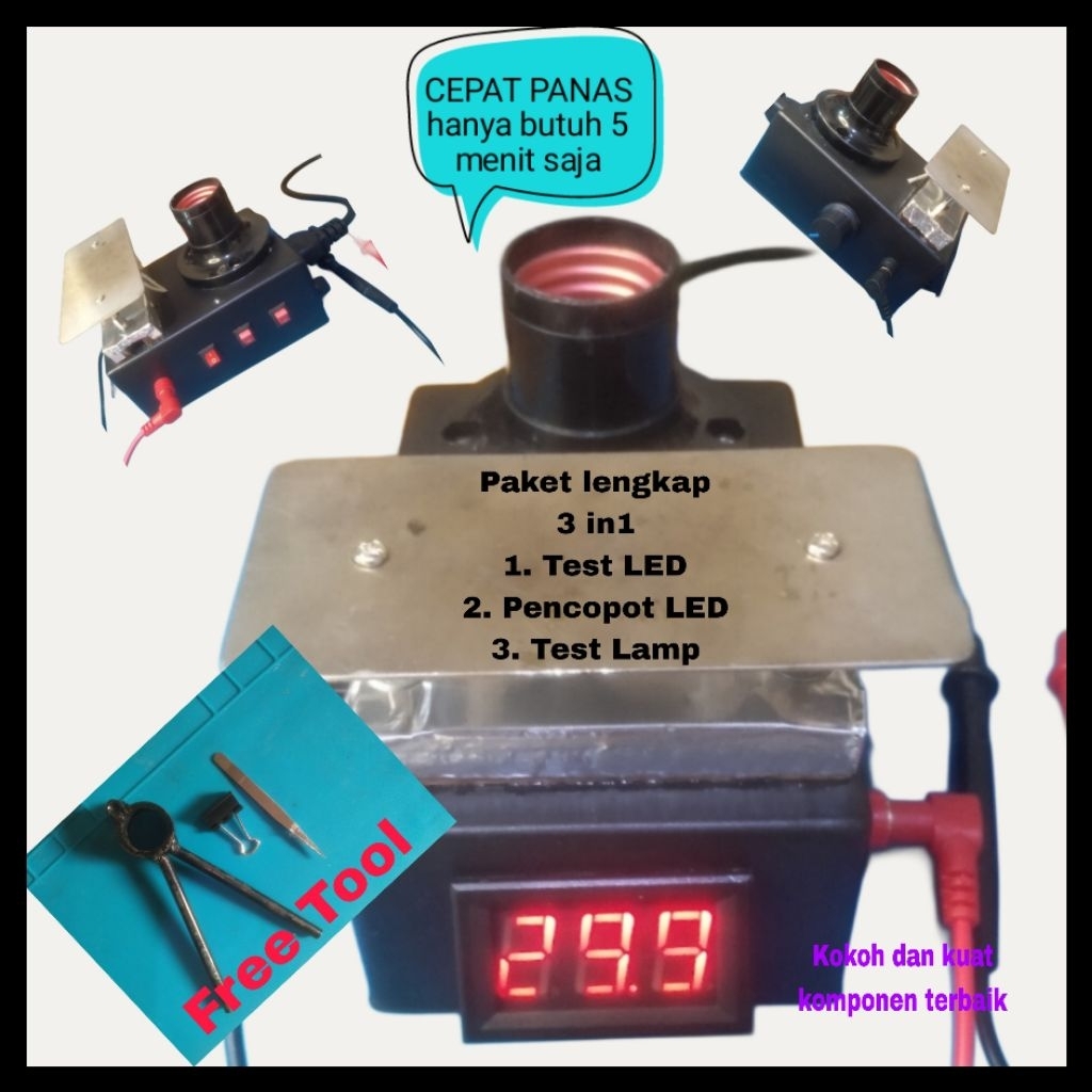 Alat Pencopot mata LED Test LED dan Test Lamp
