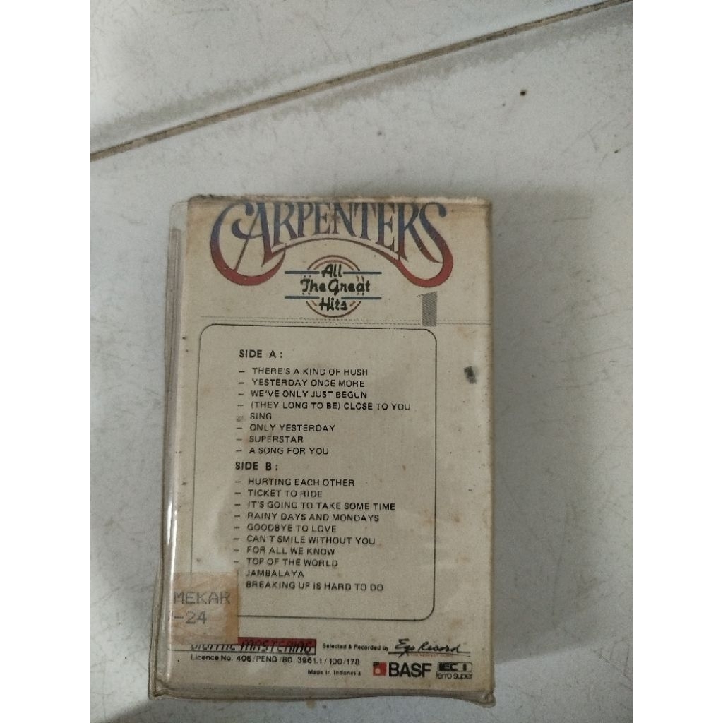 Kaset The best Carpenters