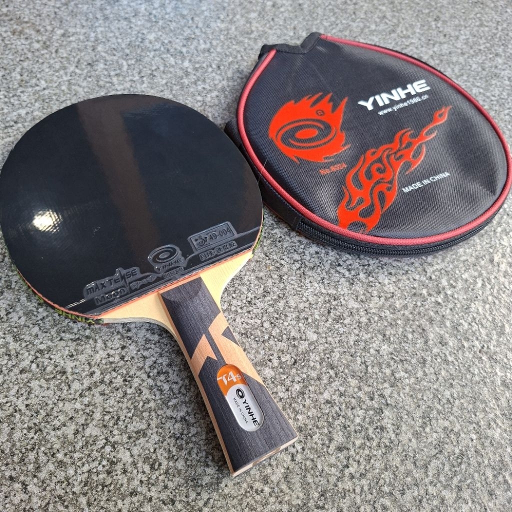 BET TENIS MEJA RAKITAN YINHE T4s LAPIS 4 CARBON OFFENSIF KARET MOON SPEED DAN YINHE MOON