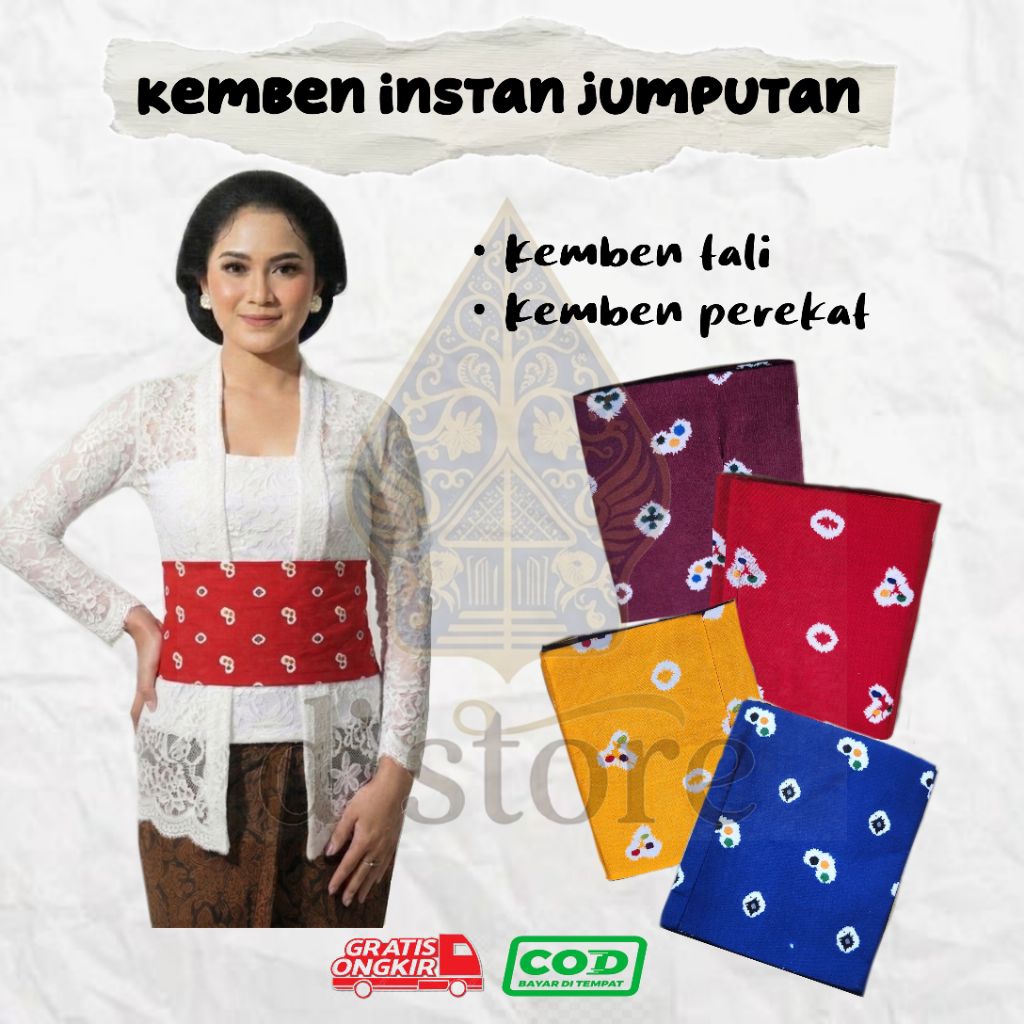 Kemben Kumputan Instan | Kemben Jumputan Instan perekat | Kemben Tali