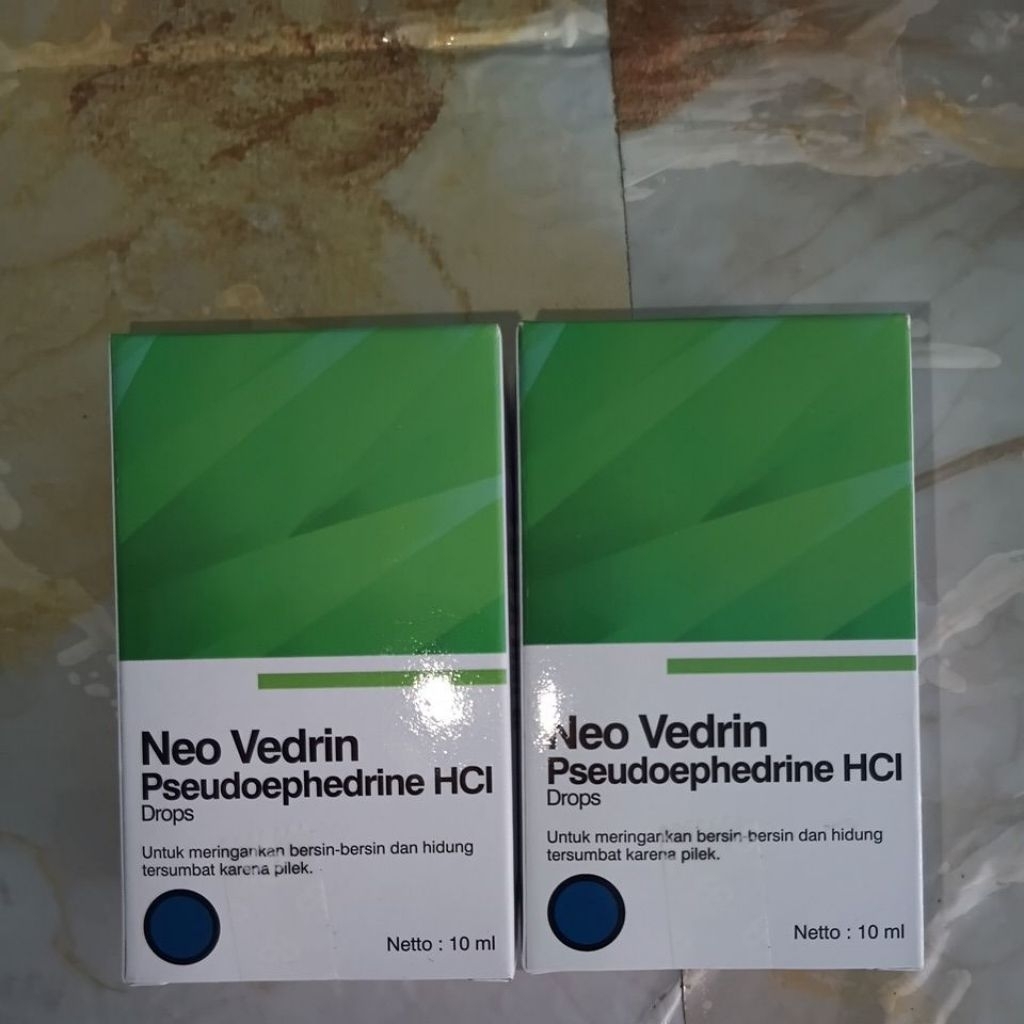 Neo Vedrin Pseudoephedrine Hci drops 10ml