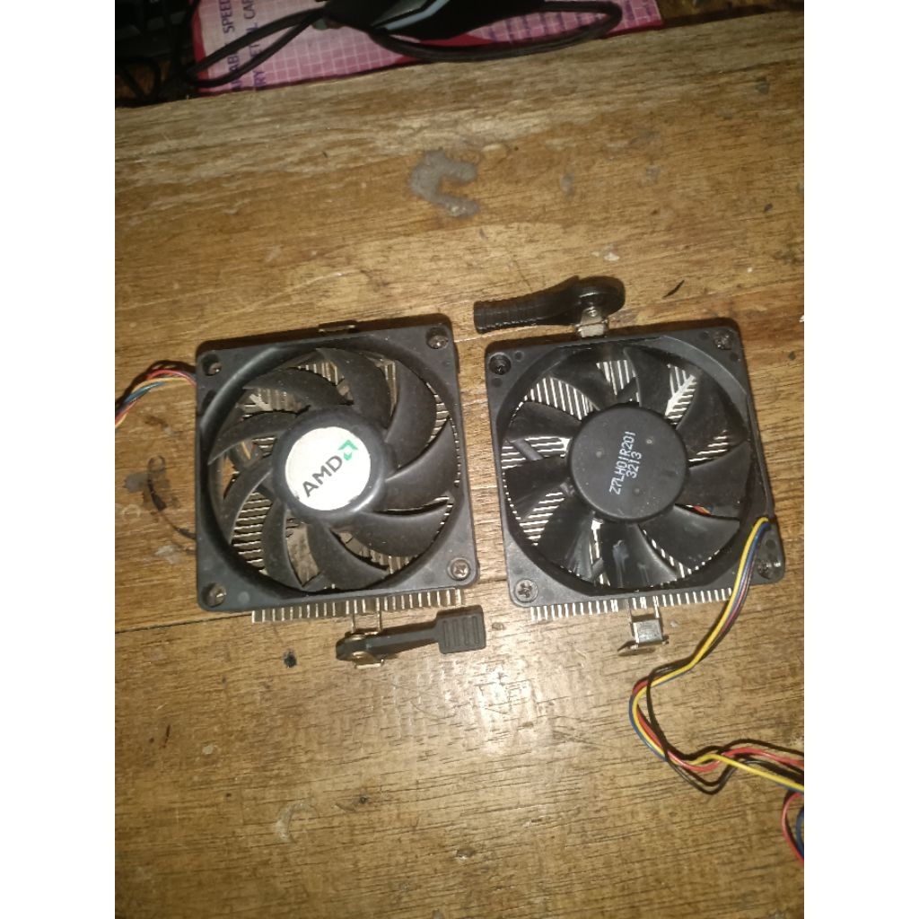 heatsink fan cpu + bracket amd am2/am3/fm
