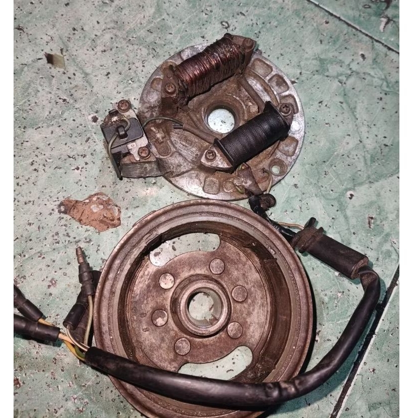 spul magnet Honda win Honda prima grand engkel pnp win ulung C70 buat bahan barang masih bagus ORI b