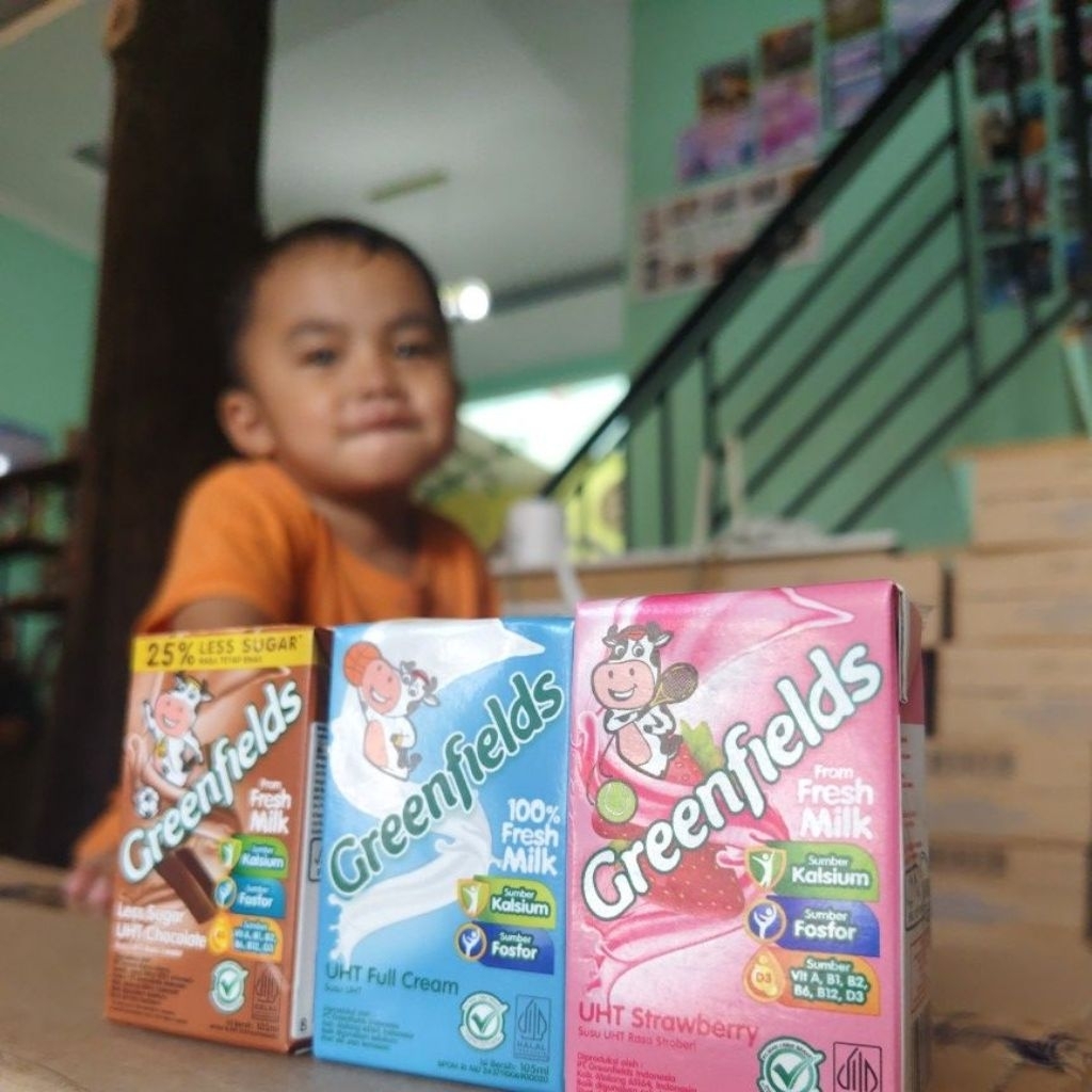 susu greenfields 1 dus isi 40