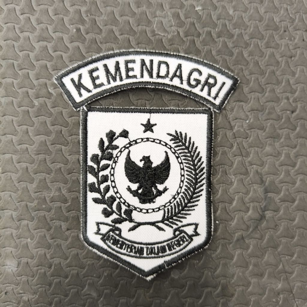 Logo Bordir Kemendagri / Logo Kemendagri / Bordir Logo Kemendagri / Bordir Kemendagri / Atribut PNS 