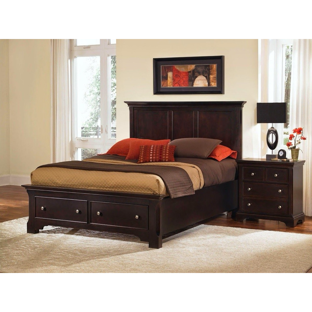 Tempat tidur minimalis modern laci/dipan kayu jati premium ukuran 160x200/divan rangka ranjang finis