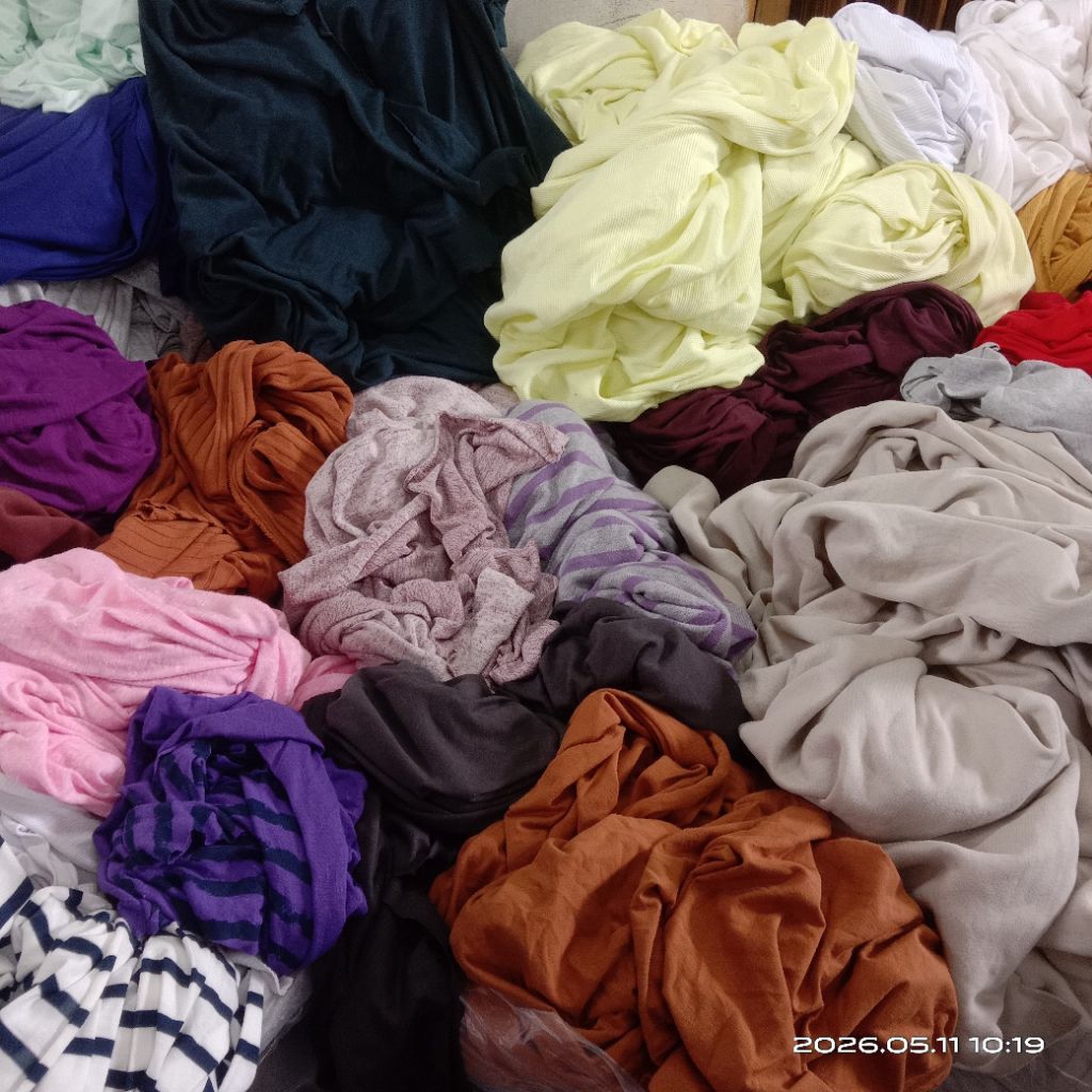 HARGA/0,5 M| KAIN KAOS WAFLLE PREMIUM| KAIN KAOS WAFLLE MANGGO KNIT | BAHAN KAOS WAFER POLOS