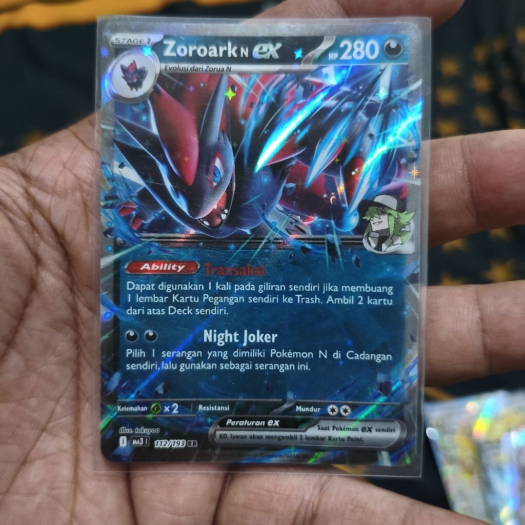 zoroark ex rr tcg pokemon / kartu pokemon
