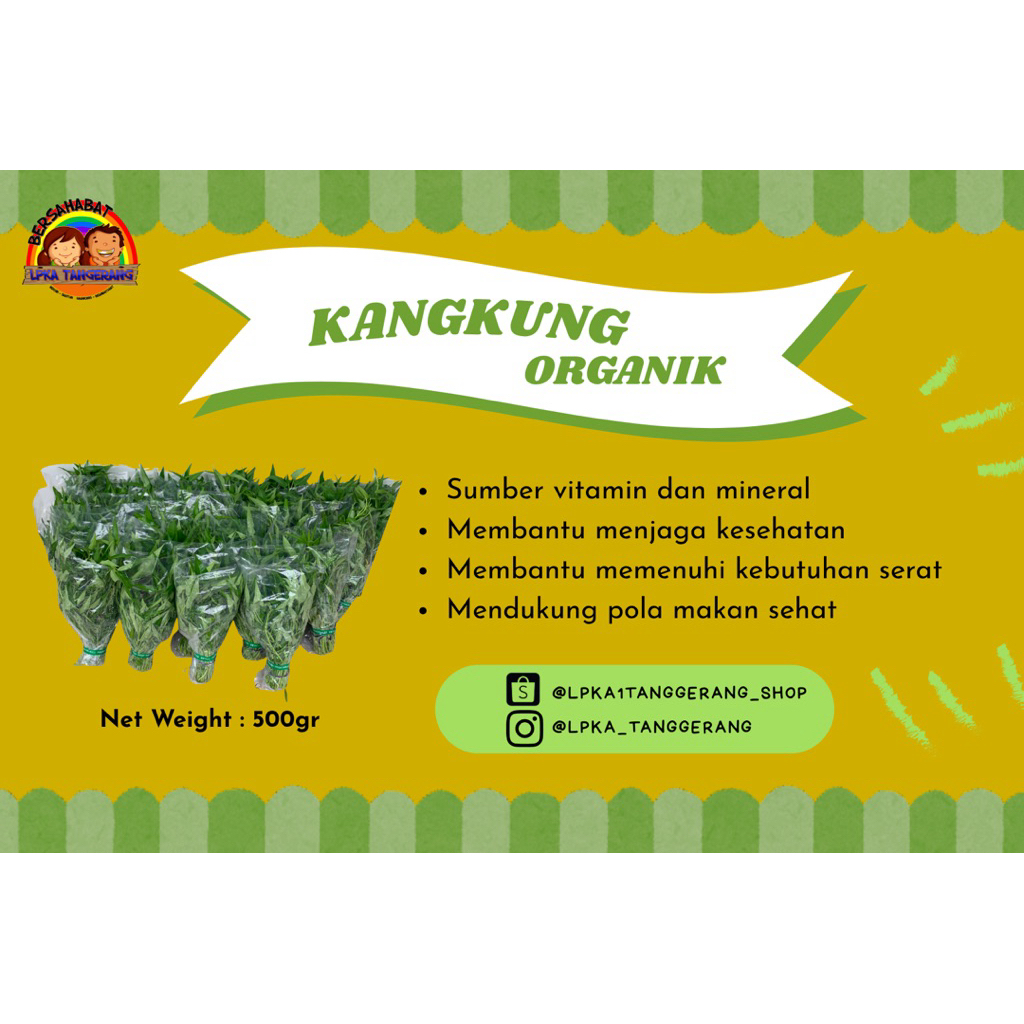 KANGKUNG ORGANIK 500 gr