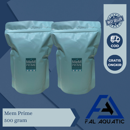 Pelet Mem 200-300 Mikron 500 Gram / Pelet Ikan 2/3 / Mem Prime