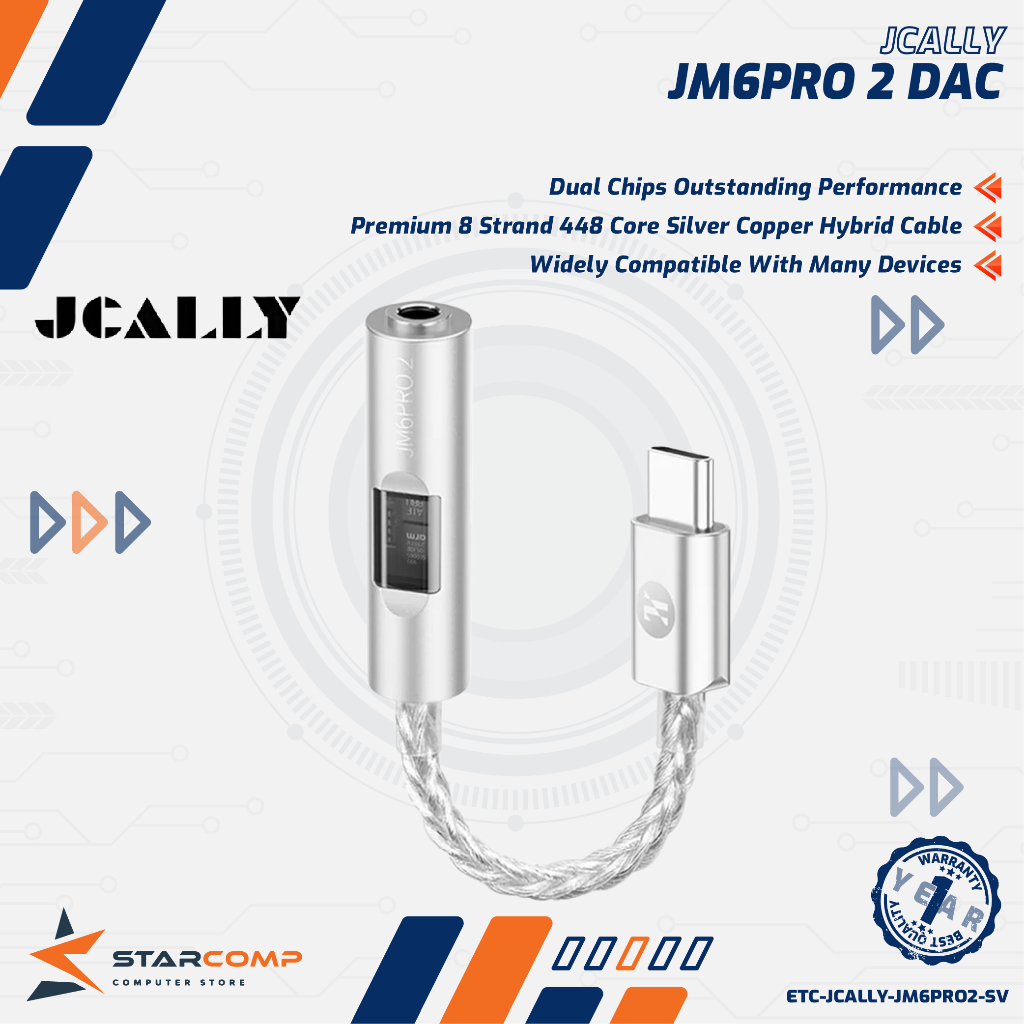 JCALLY JM6PRO2 / JM6PRO 2 CX31993 Portable Dongle Adapter USB DAC / AMP