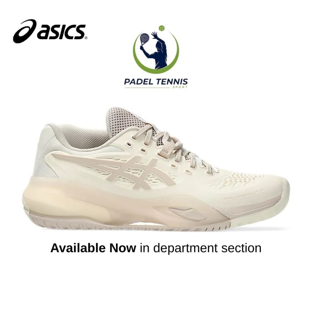 Sepatu Padel / Tenis Asics Gel Resolution X Beige Cream