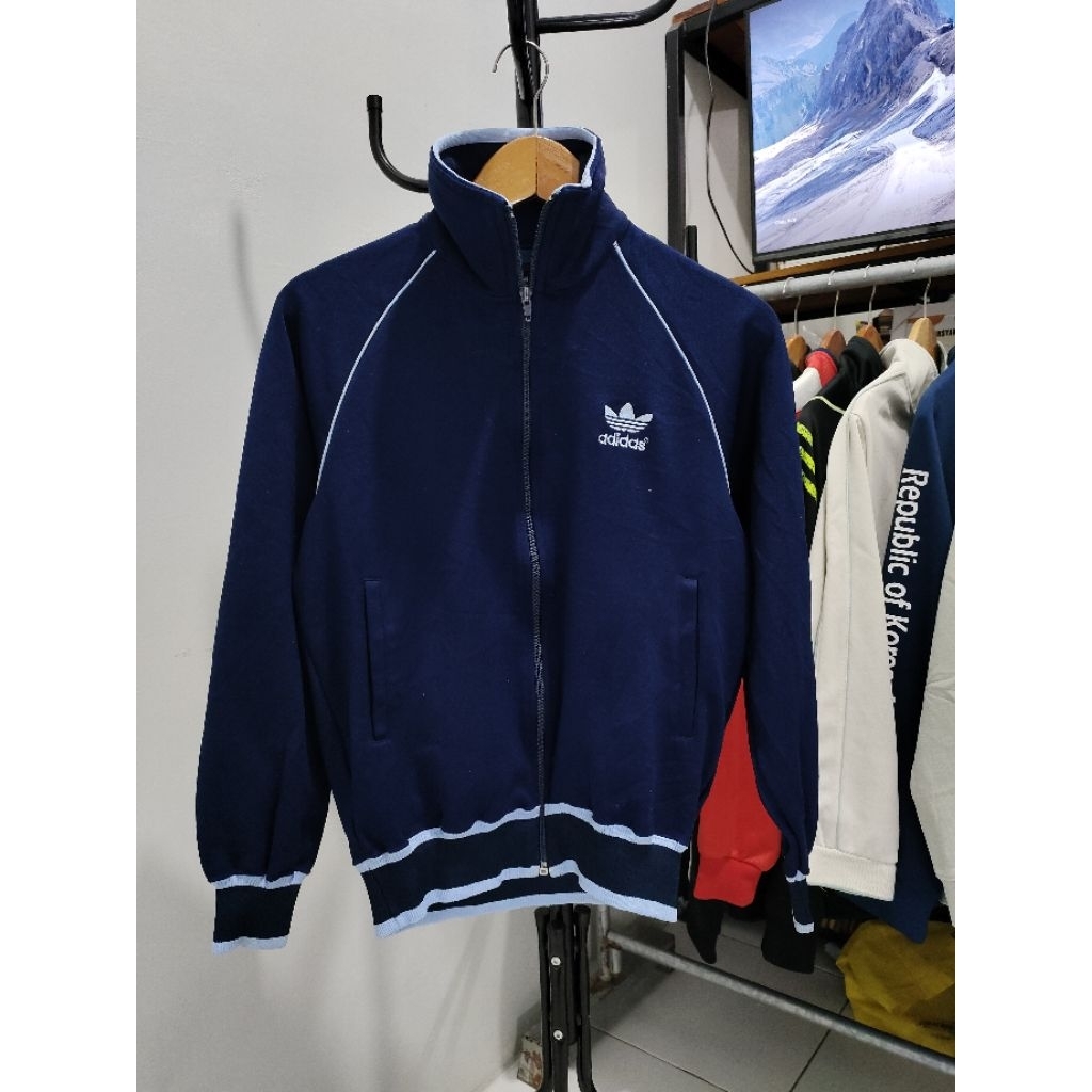 Jacket Tracktop Adidas 90's Vintage by Descente Navy Original