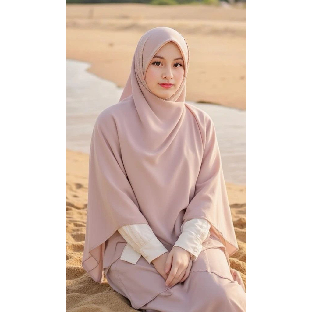 Hijab segiempat paris premium jumbo 140 x 140 / Hijab segiempat al-mahira / Hijab segiempat paris pr
