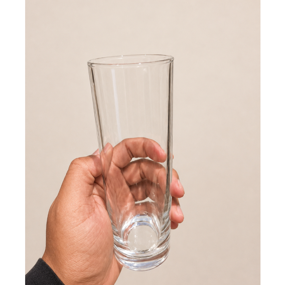 PROMO 1 SET ISI 6 Gelas Minum Kaca Bening Tinggi 300ml | Highball Glass Tebal Anti Pecah | Gelas Jus